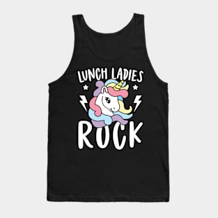 Lunch Ladies Rock - Unicorn Tank Top